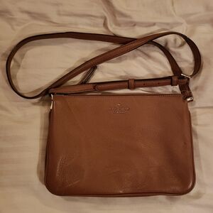 Kate Spade NY brown leather crossbody shoulder bag purse